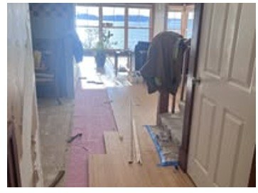 Hartley remodeling project in progress